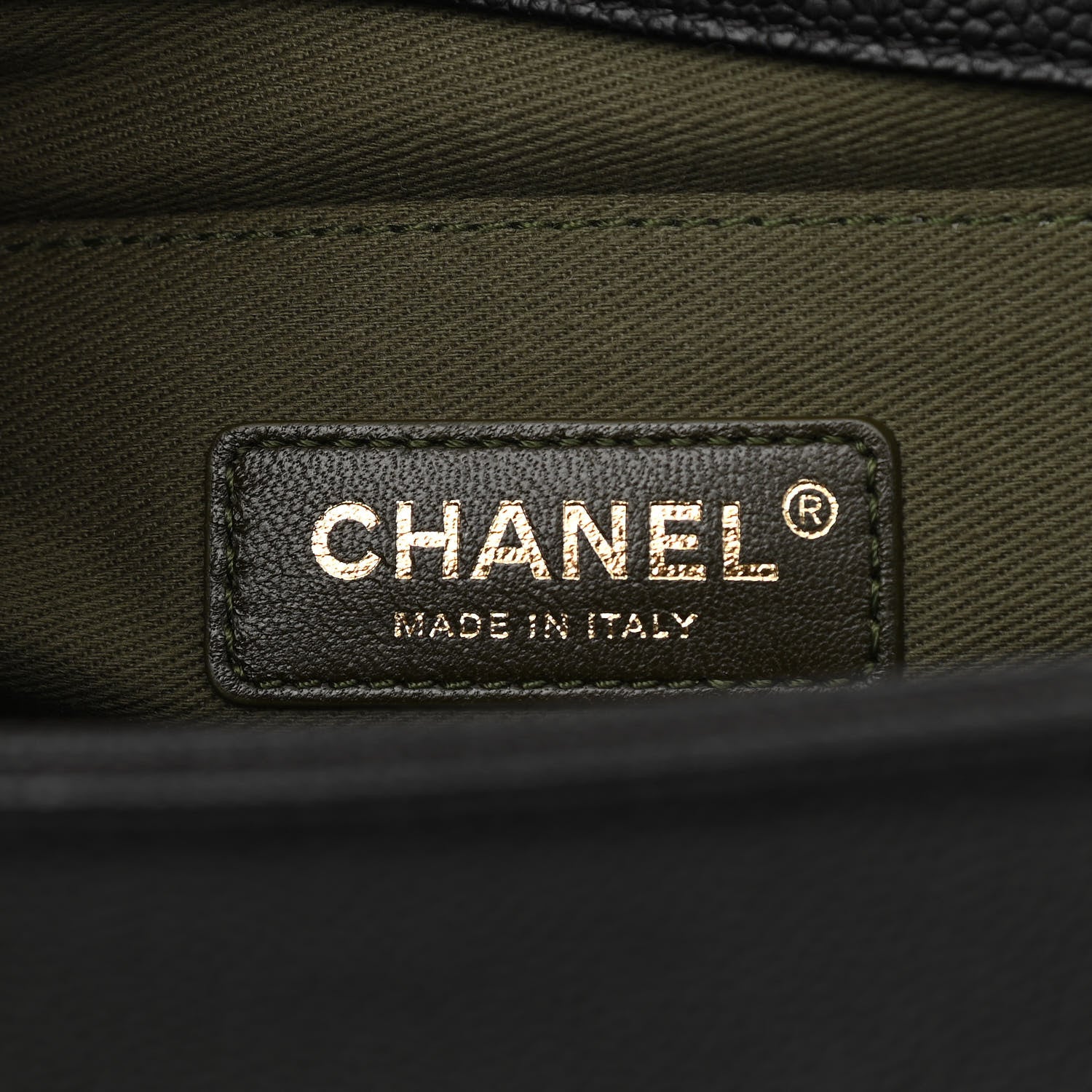 Chanel Caviar Quilted Medium Boy Flap Black 6 of 11