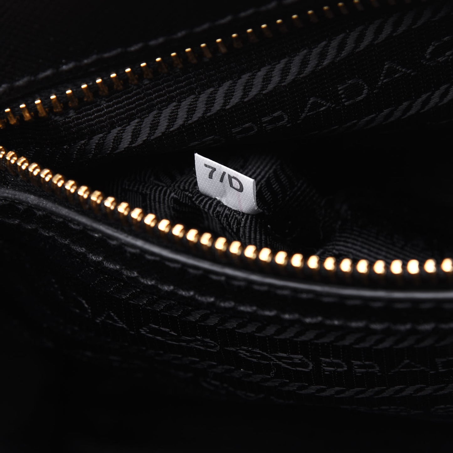 Saffiano Lux Micro Galleria Shoulder Bag Black
