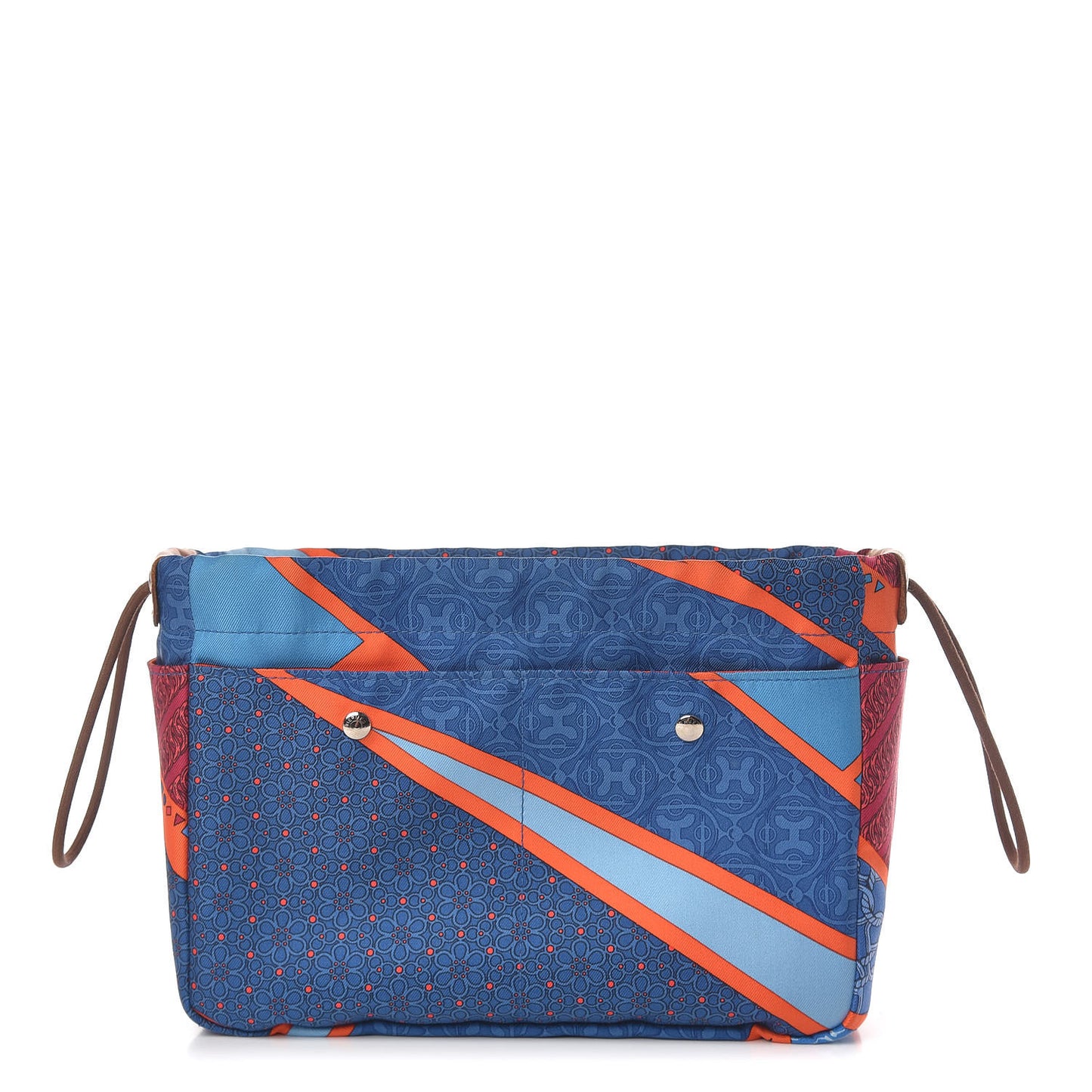 Silk Carre en Cravates Fourbi 20 PM Pouch Bleu Saphir