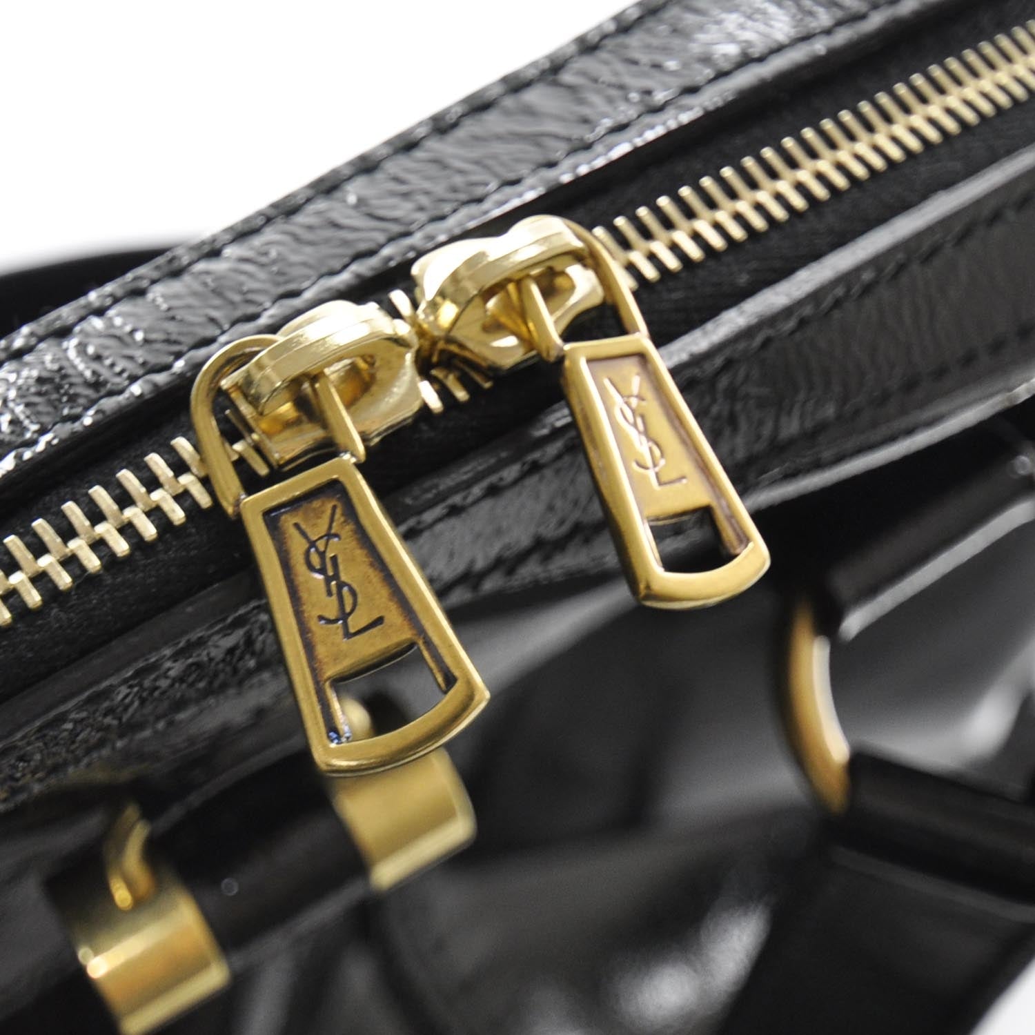 Saint Laurent Patent Large Muse Black 10 of 11