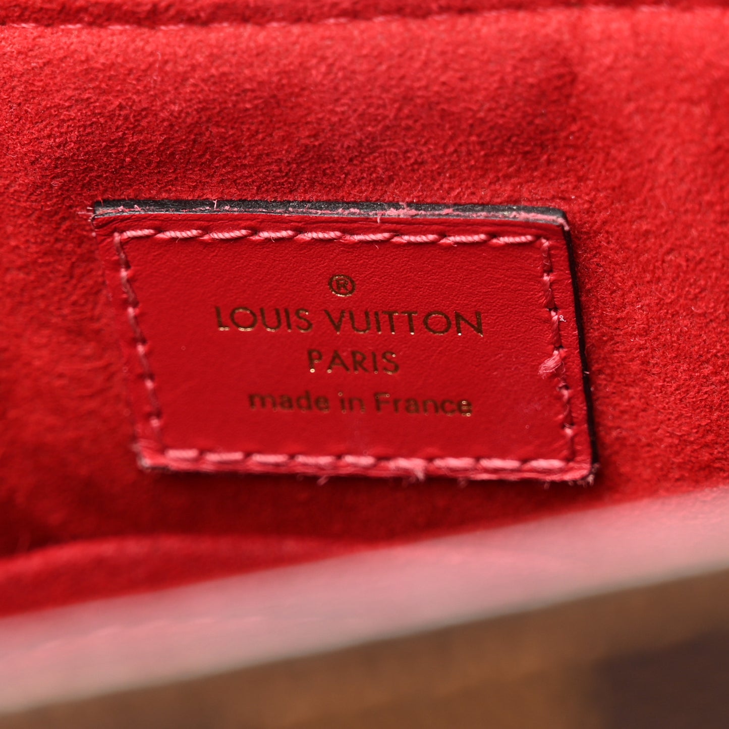 Damier Ebene Beaubourg MM Scarlet