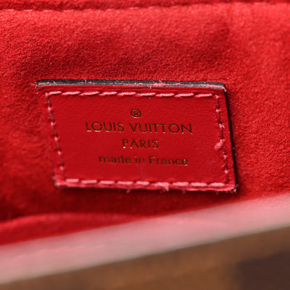 Louis Vuitton Damier Ebene Beaubourg MM Scarlet 6 of 11