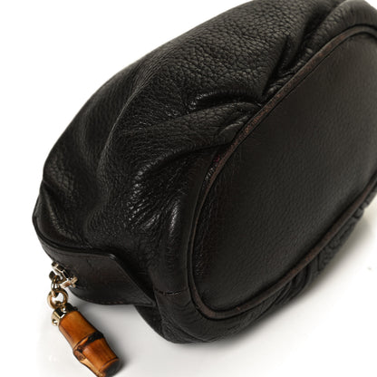 Gucci Deerskin Medium Bamboo Cosmetic Case Dark Brown 11 of 11