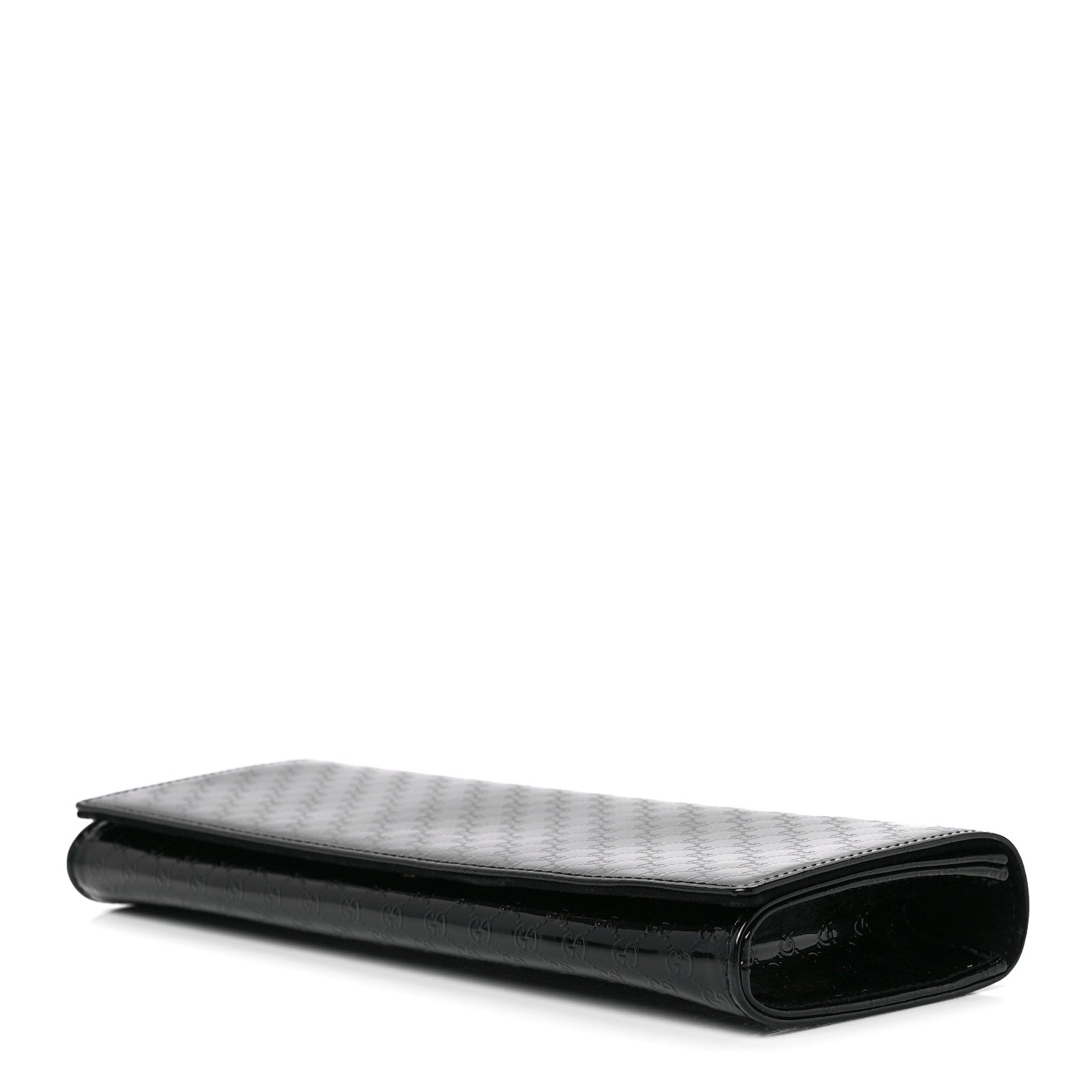 Gucci Patent Microguccissima Small Broadway Clutch Black 10 of 13