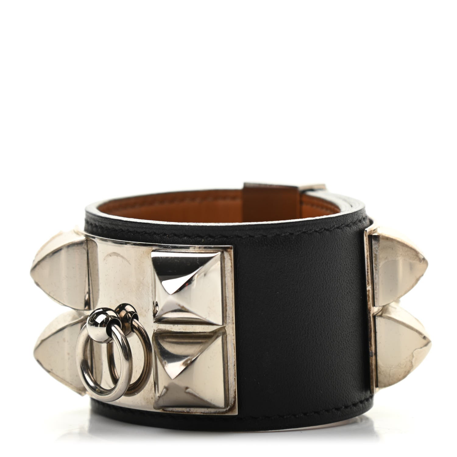 Hermes Chamonix Collier de Chien CDC Bracelet S Black 1 of 5