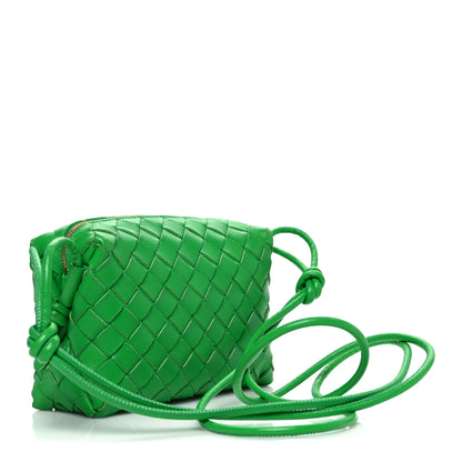 Bottega Veneta Nappa Intrecciato Mini Loop Camera Bag Parakeet 3 of 9