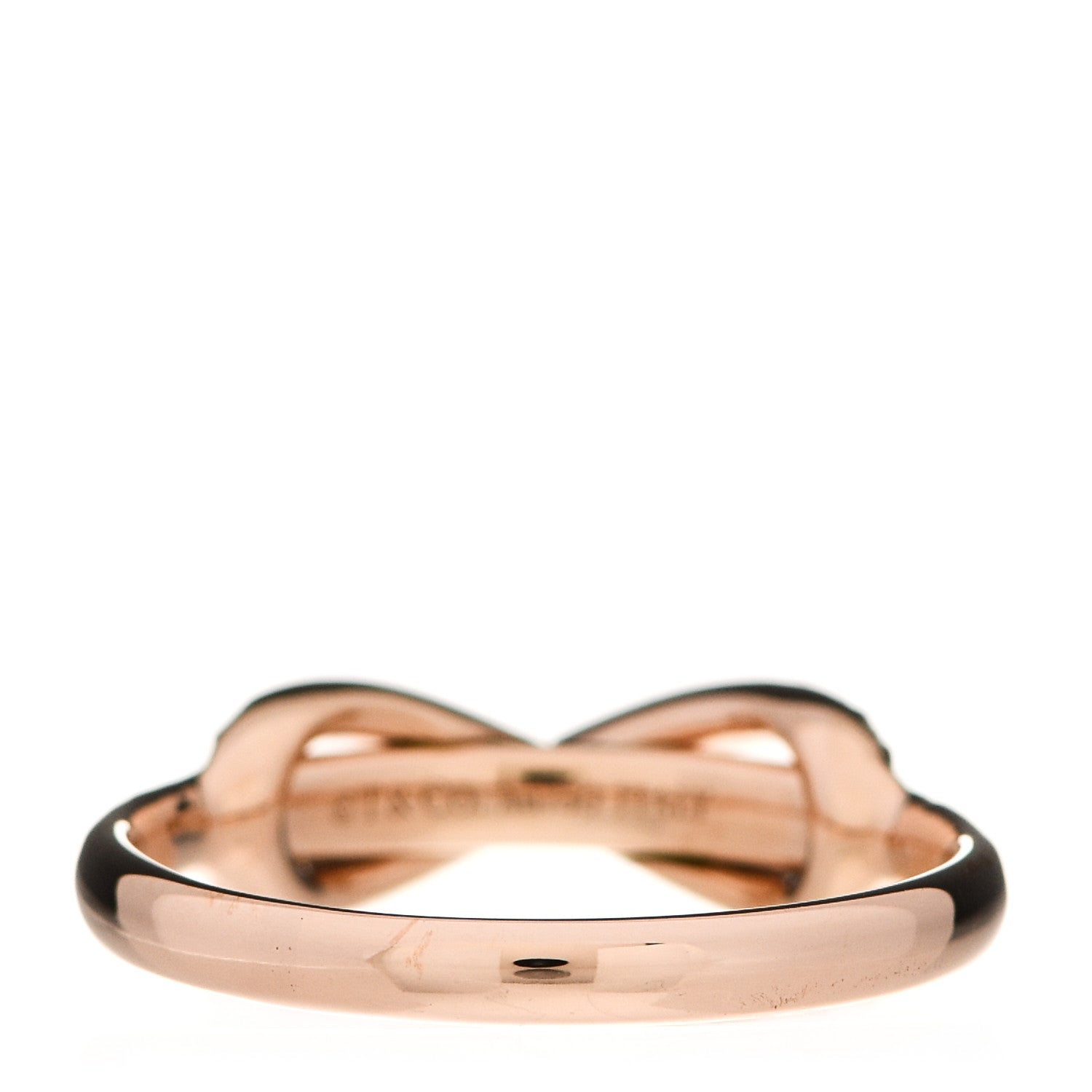 Tiffany 18K Rose Gold Diamond Infinity Ring 53. 6.25 3 of 5