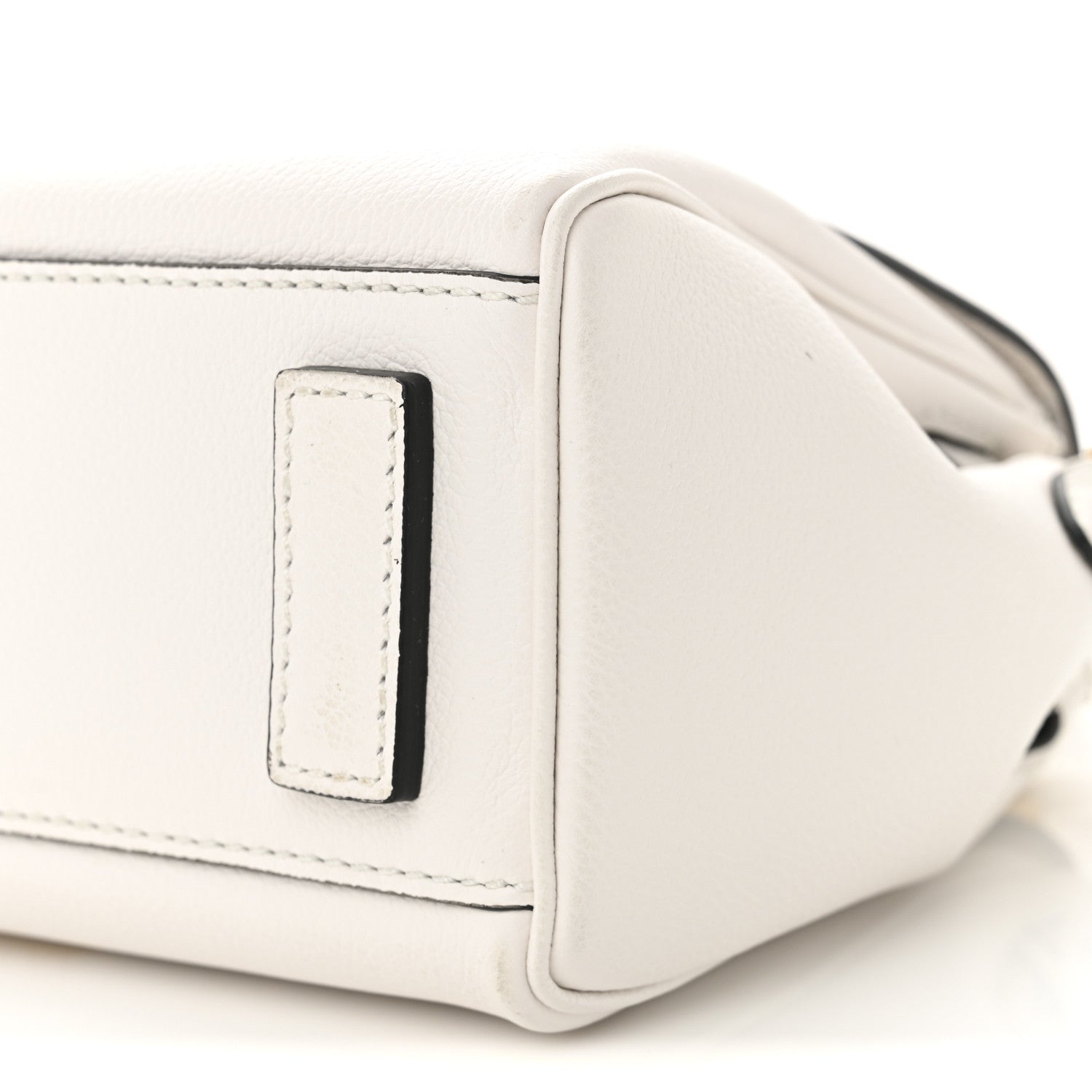 Versace Grained Calfskin Small La Medusa Top Handle Bag Black White 9 of 9