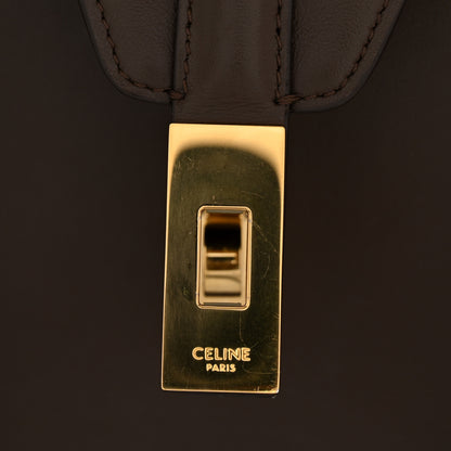 Celine Supple Grained Calfskin Medium Soft 16 Bag Dark Brown 12 of 14