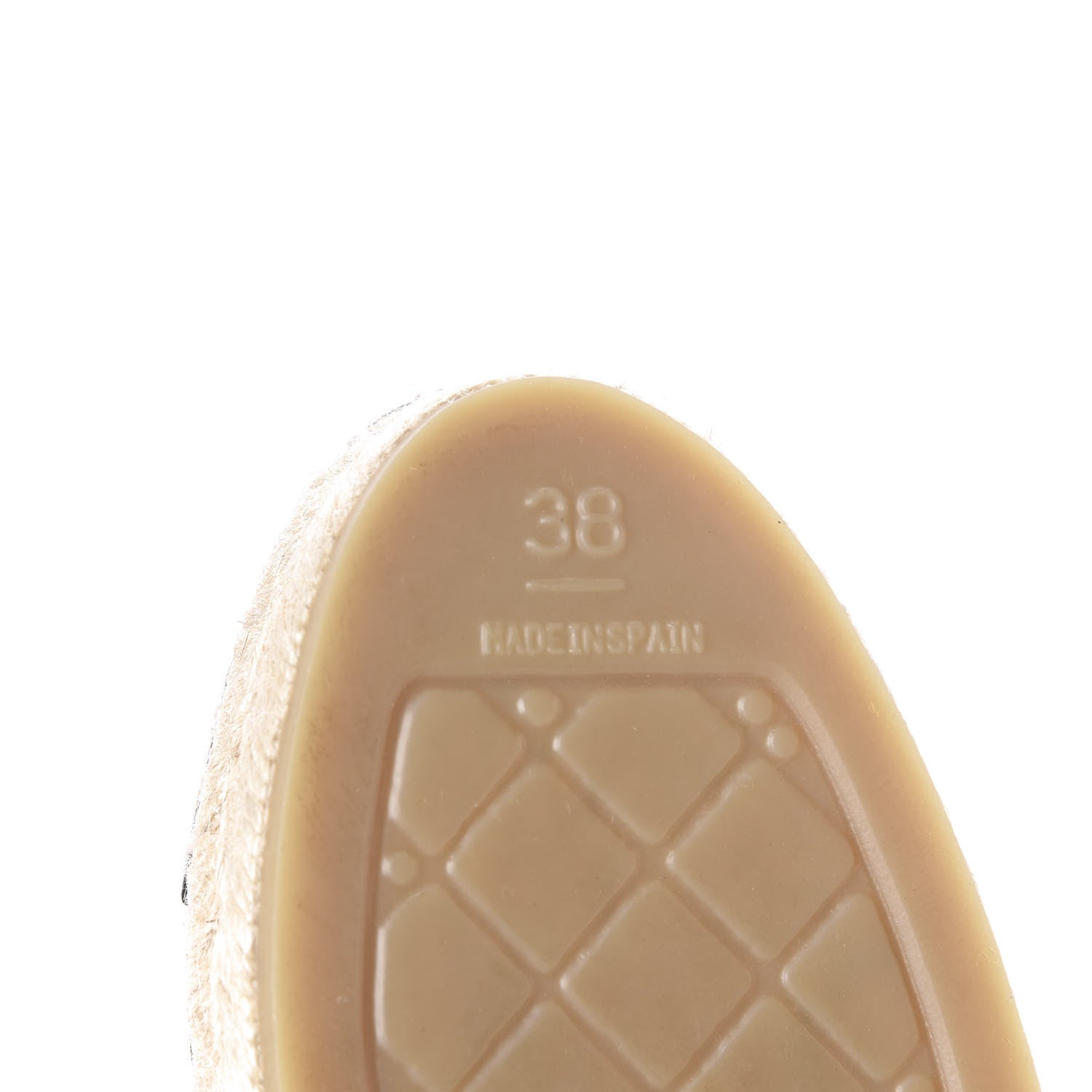 Chanel Lambskin CC Espadrilles 38 Black 10 of 12