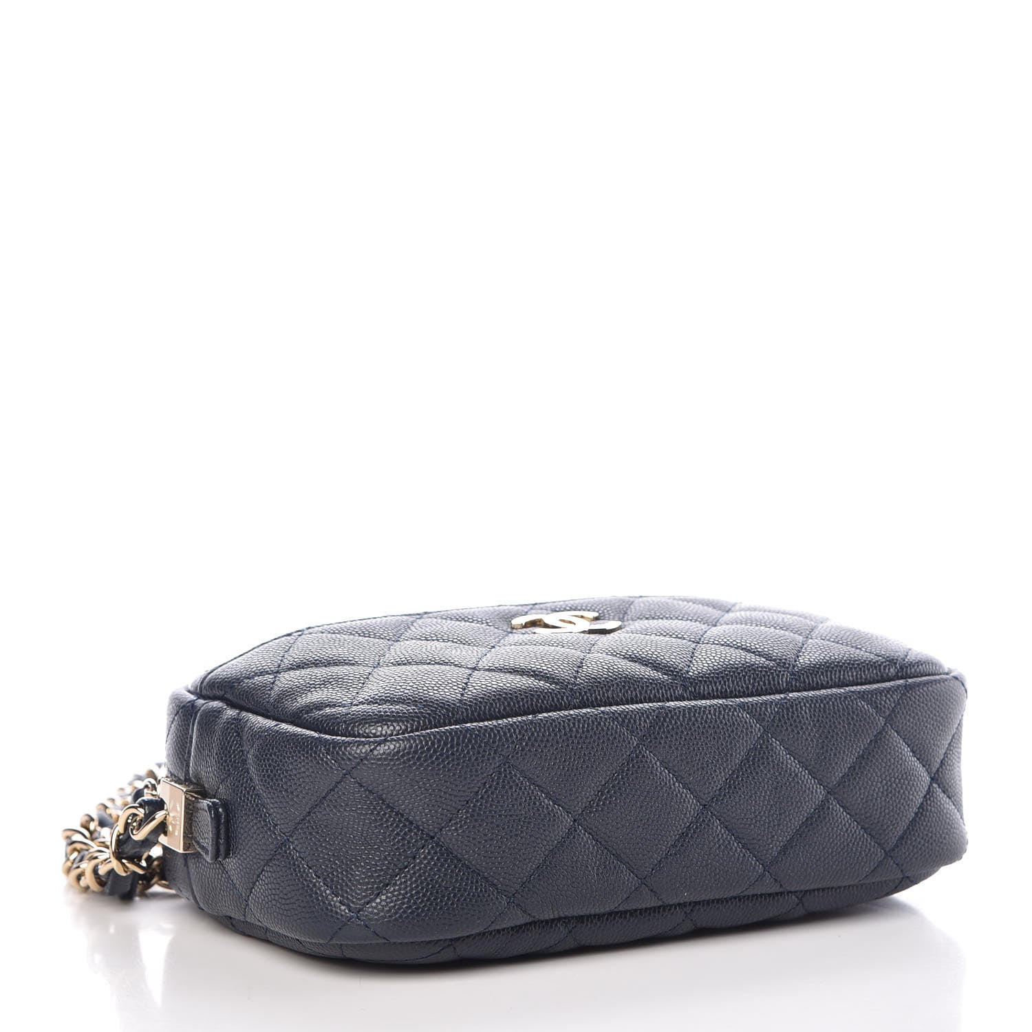 Chanel Caviar Quilted Camera Case Navy 4 of 7