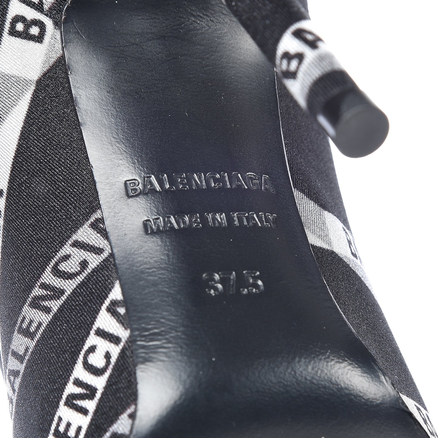 Spandex Losange Monogram 110mm Booties 37.5 Gris Black