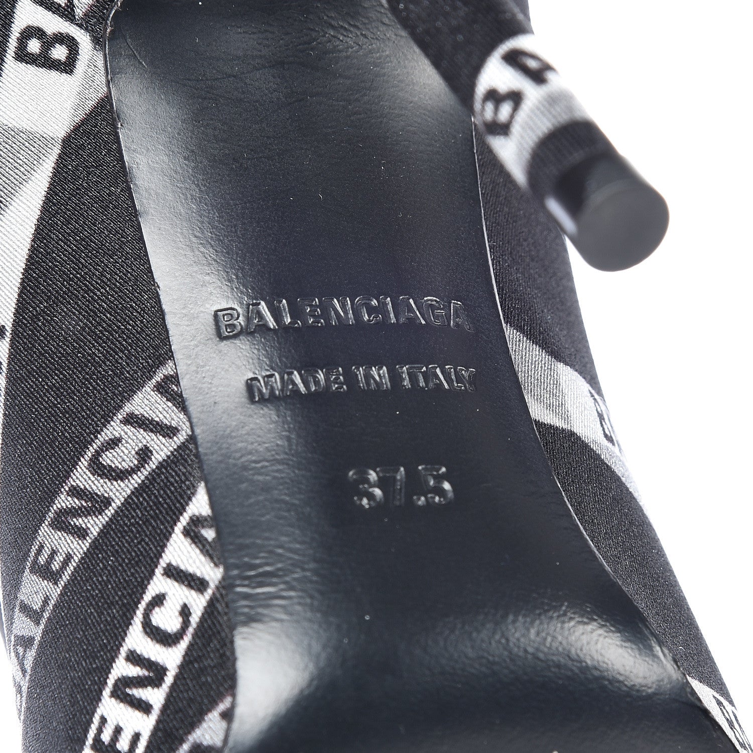 Balenciaga Spandex Losange Monogram 110mm Booties 37.5 Gris Black 6 of 6