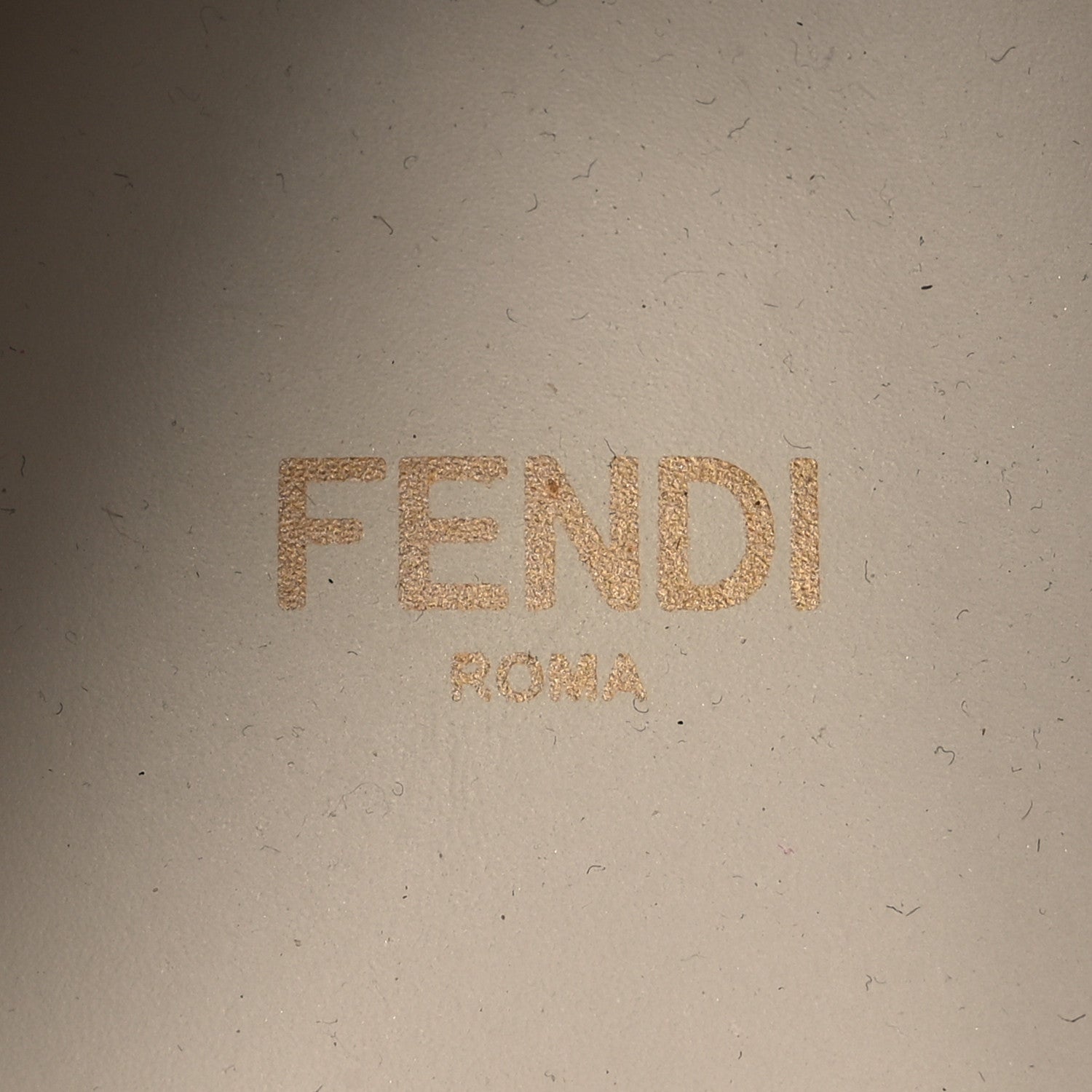 Fendi Vitello Abrasivato Fendigraphy 50mm Loafers 37.5 Blanco Babe 9 of 13