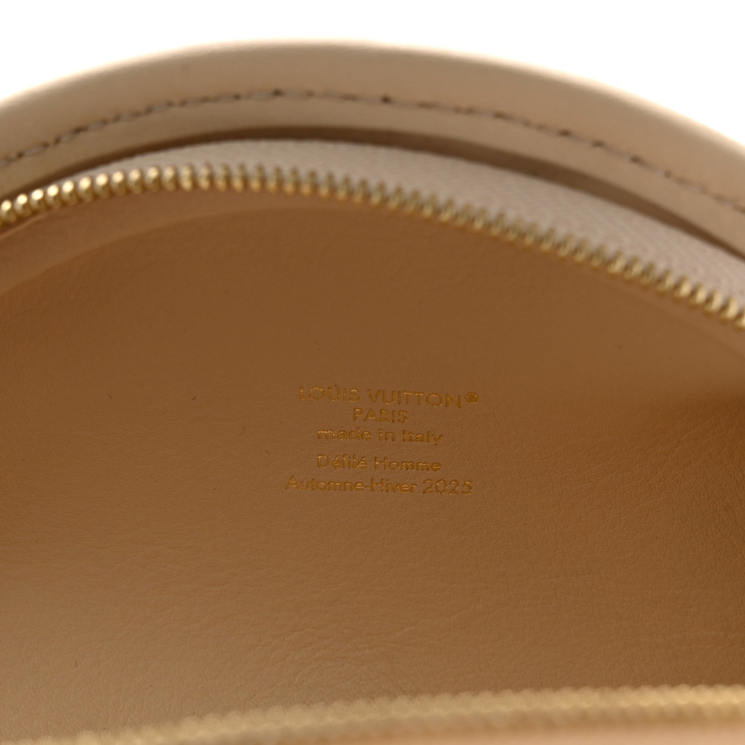 Louis Vuitton Calfskin Monogram Gyoza Key Pouch Beige 6 of 8