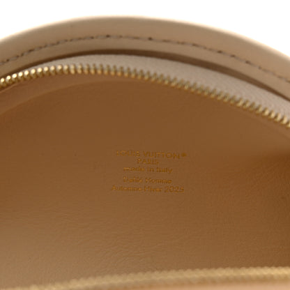 Louis Vuitton Calfskin Monogram Gyoza Key Pouch Beige 6 of 8