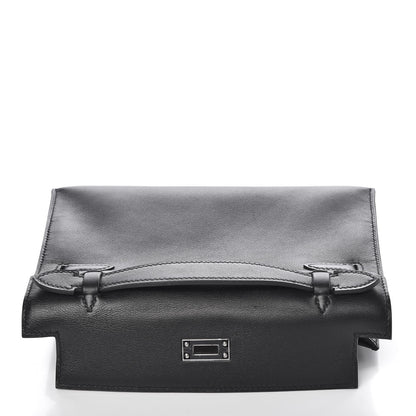 Hermes Swift Kelly Pochette Clutch Black 14 of 25