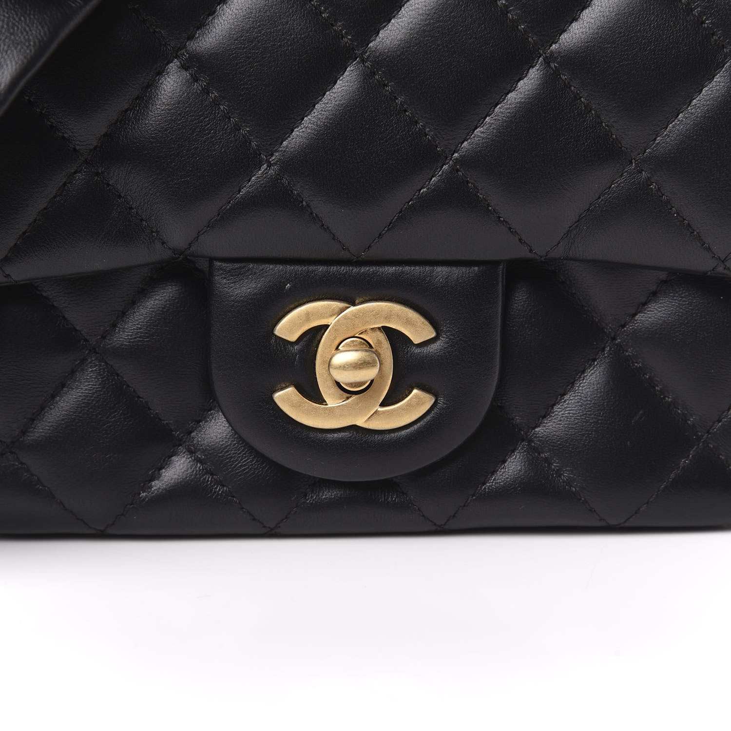 Chanel Lambskin Quilted Mini Romance Square Flap Black 11 of 12
