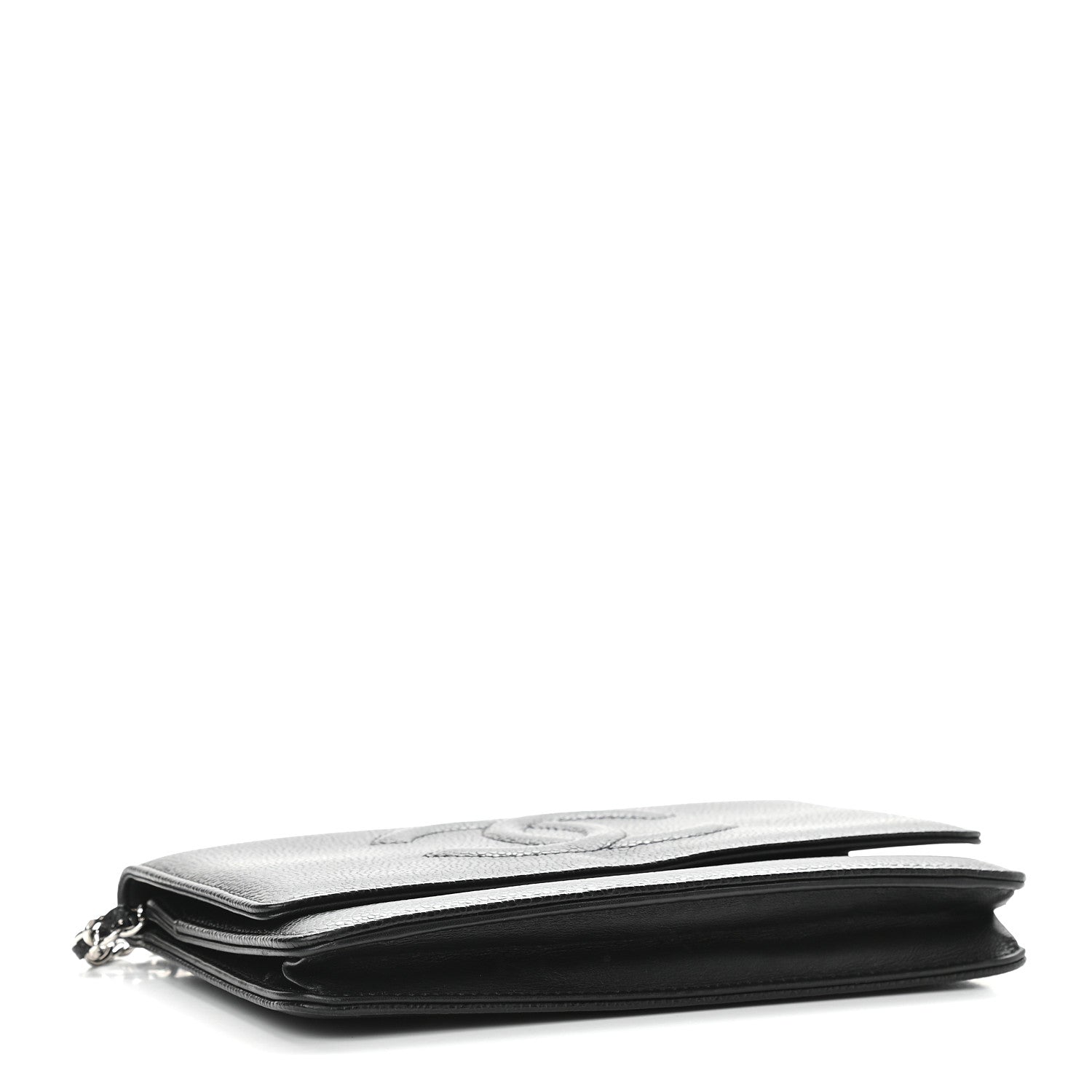 Chanel Caviar Timeless CC Wallet On Chain WOC Black 4 of 10