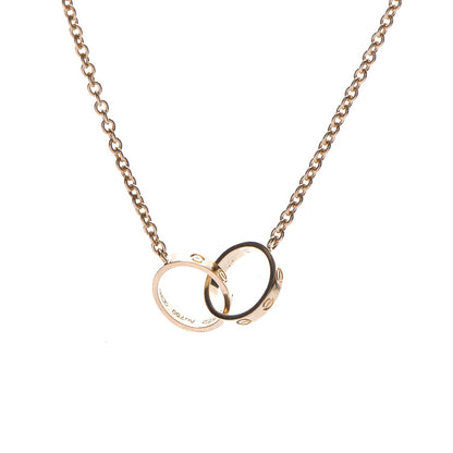 Cartier 18K Yellow Gold Interlocking LOVE Necklace 3 of 10