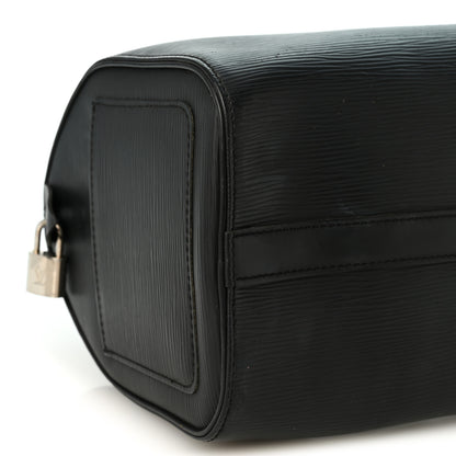 Louis Vuitton Epi Speedy 25 Black 8 of 9