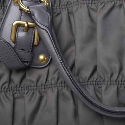 Prada Tessuto Nylon Gaufre Tote Mercurio 10 of 15