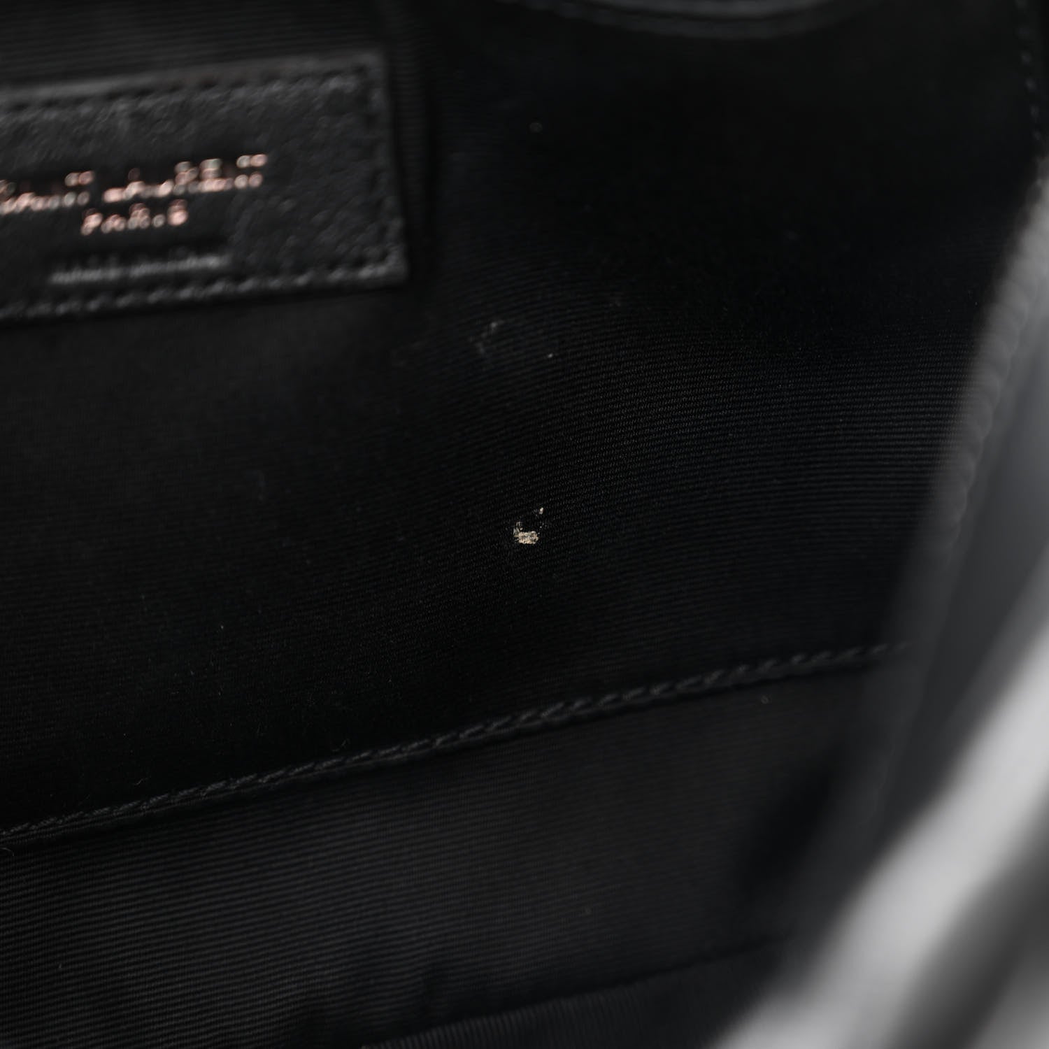Saint Laurent Calfskin Matelasse Monogram Lou Camera Bag Black 11 of 12