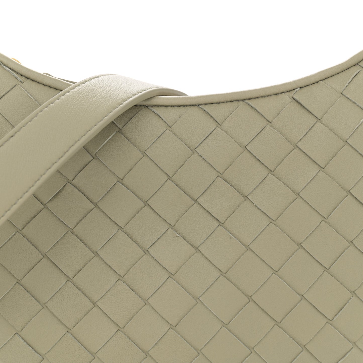 Nappa Intrecciato Small Gemelli Multipocket Bag Travertine Muse