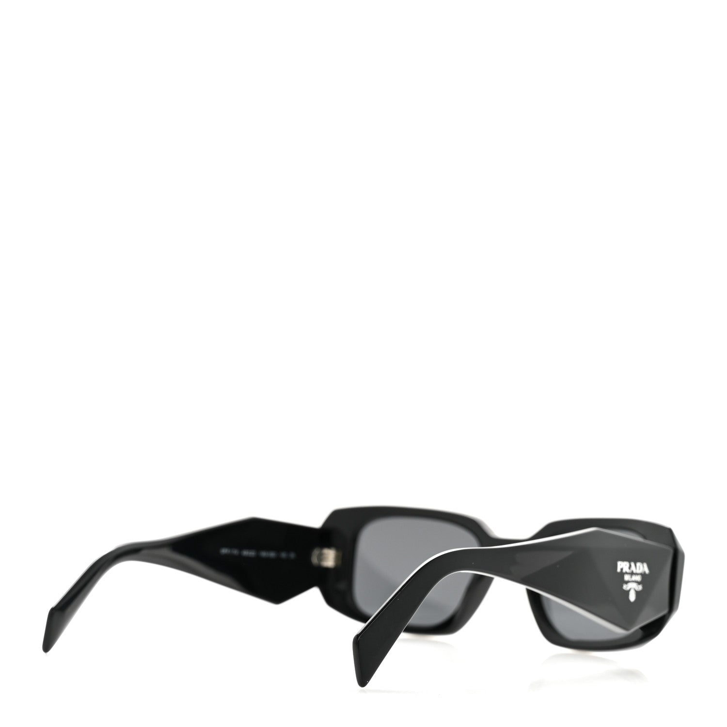 Prada Acetate Symbole Sunglasses SPR 17W Black 4 of 9