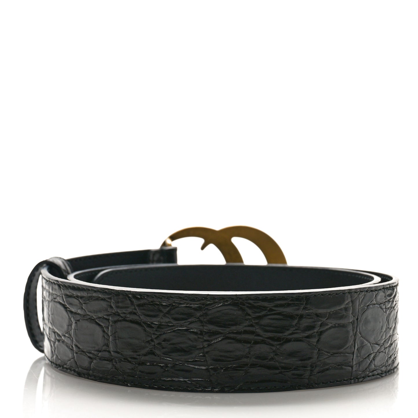 Caiman Millenium Double G 40mm Belt 85 34 Black