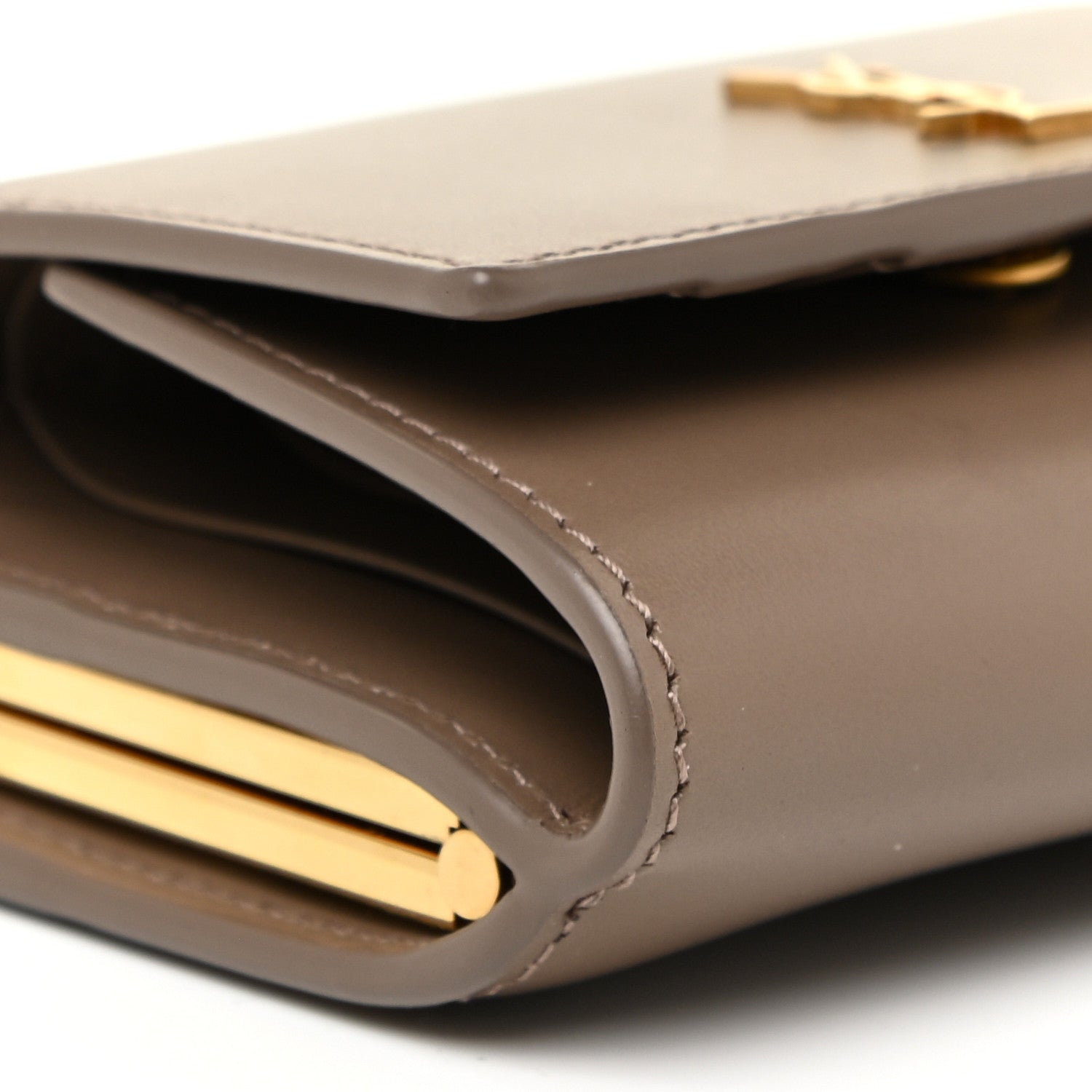 Saint Laurent Smooth Calfskin Monogram Rider Belt Bag Taupe 8 of 11