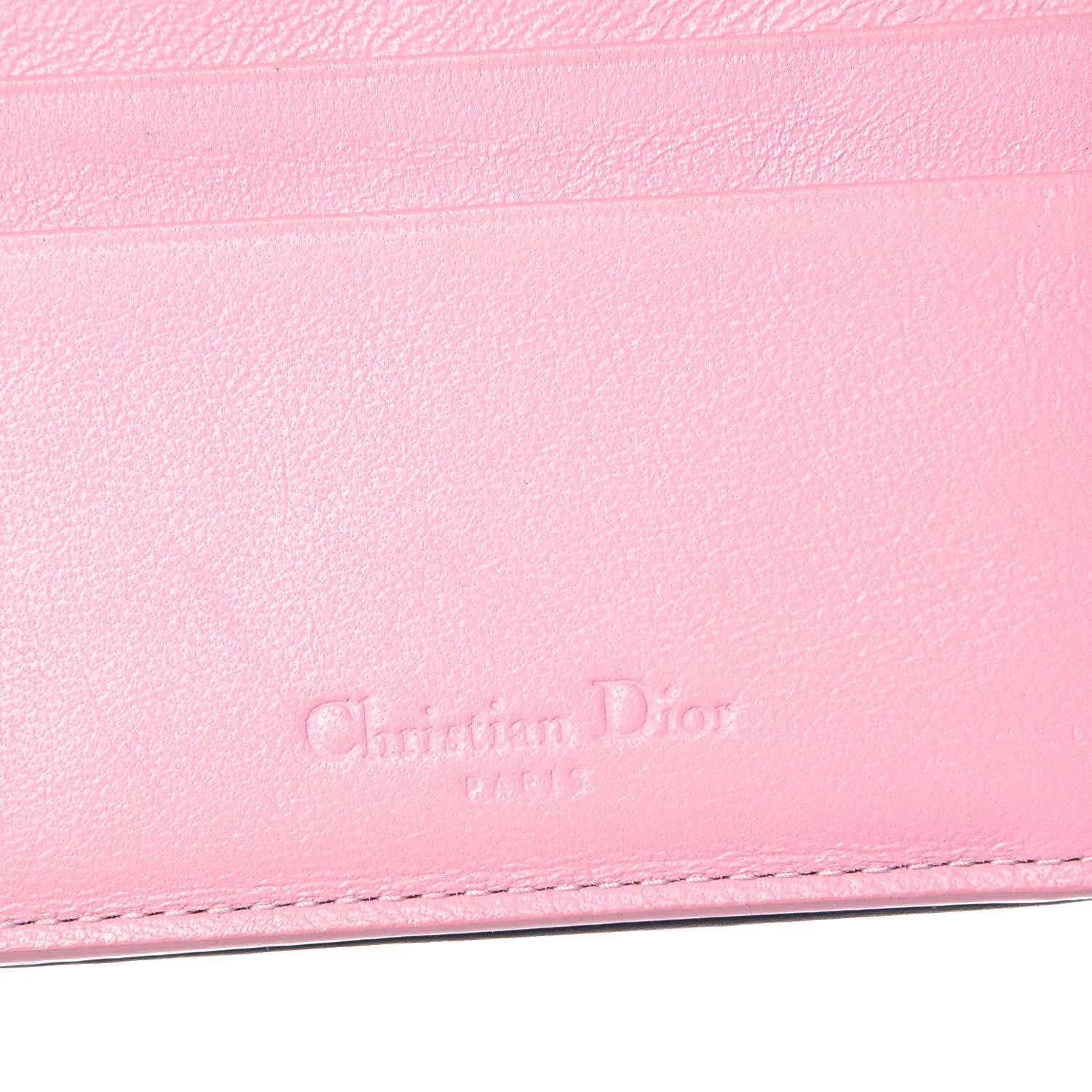 Christian Dior Lambskin Cannage Rendezvous Wallet Black 6 of 12