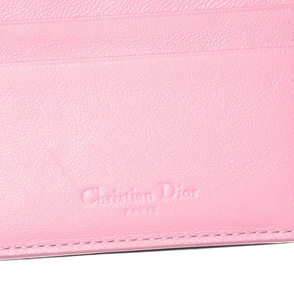 Christian Dior Lambskin Cannage Rendezvous Wallet Black 6 of 12