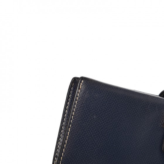Epsom Bearn Gusset Wallet Bleu Saphir