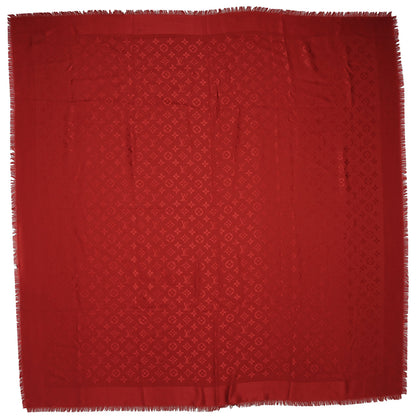 Louis Vuitton Wool Silk Monogram Shawl Orient 3 of 5
