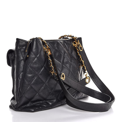 Chanel Caviar Quilted Flap Shoulder Bag Black 3 of 8