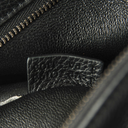 Celine Drummed Calfskin Suede Medium Trapeze Black 7 of 7