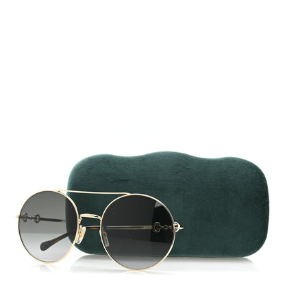 Gucci Round Horsebit Sunglasses GG0878S Gold 8 of 8