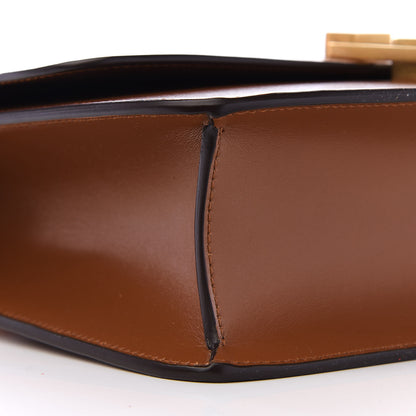 Saint Laurent Smooth Calfskin Carre Satchel Brown 6 of 10