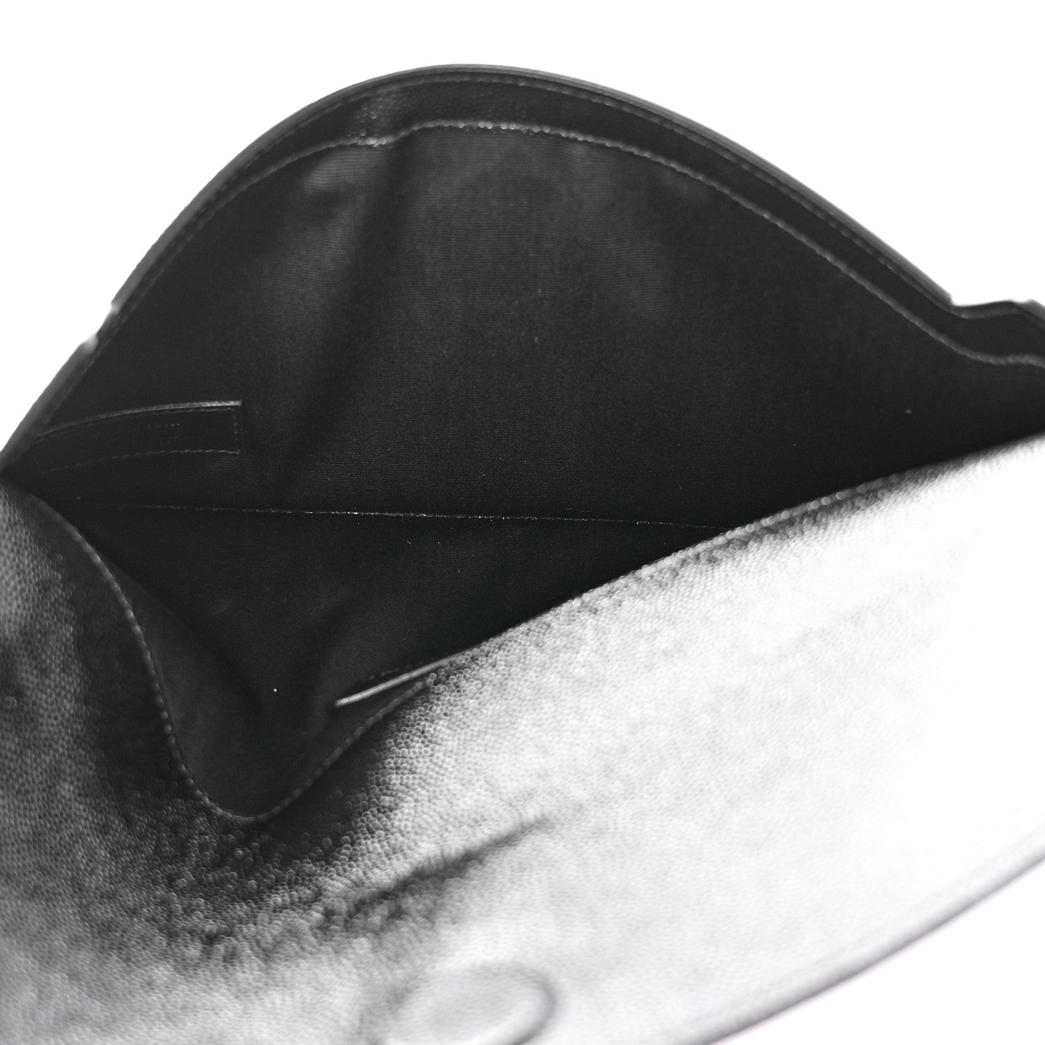 Saint Laurent SAINT LAURENT Grain De Poudre Uptown Pouch Black 5 of 8