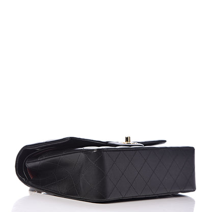 Chanel Lambskin Quilted Medium Double Flap Black 4 of 12