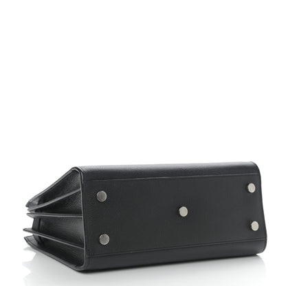 Saint Laurent Grained Calfskin Baby Sac De Jour Black 4 of 9