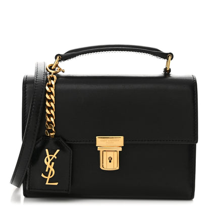 Saint Laurent Calfskin Mini High School Satchel Black 1 of 12