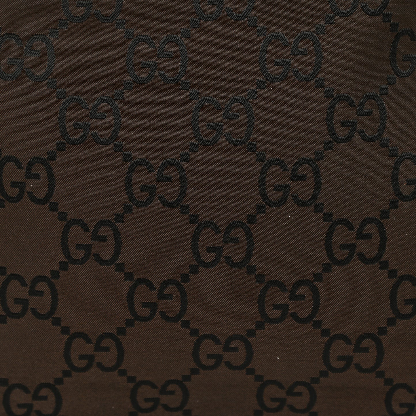 Nylon Monogram Flat Messenger Bag Brown