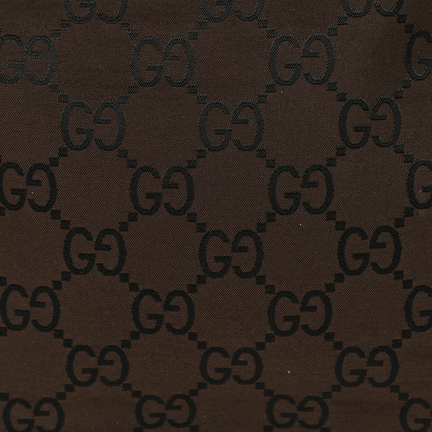 Gucci Nylon Monogram Flat Messenger Bag Brown 8 of 18