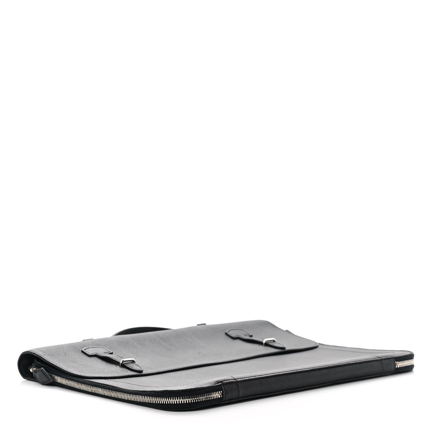 Hermes Epsom Serviette 57 Briefcase Black 4 of 10