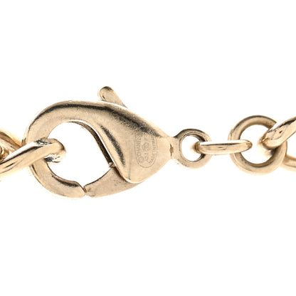 Chanel Crystal CC Pendant Necklace Gold 5 of 5