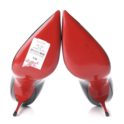 Christian Louboutin Patent Decollete 554 100 Pumps 36.5 Black 6 of 9