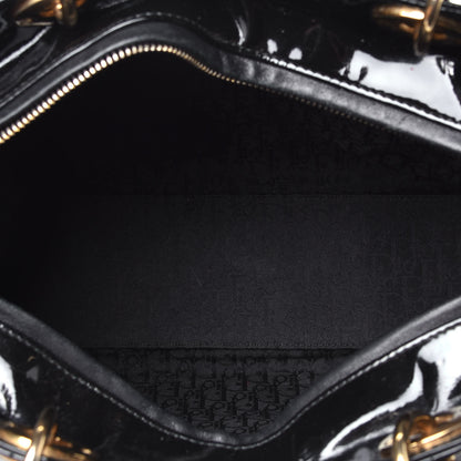 Christian Dior Patent Cannage Large Lady Dior Black 6 of 10