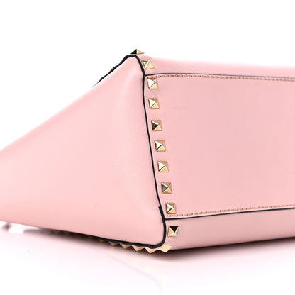 Valentino Garavani Vitello Small Rockstud Double Handle Tote Rose 8 of 24